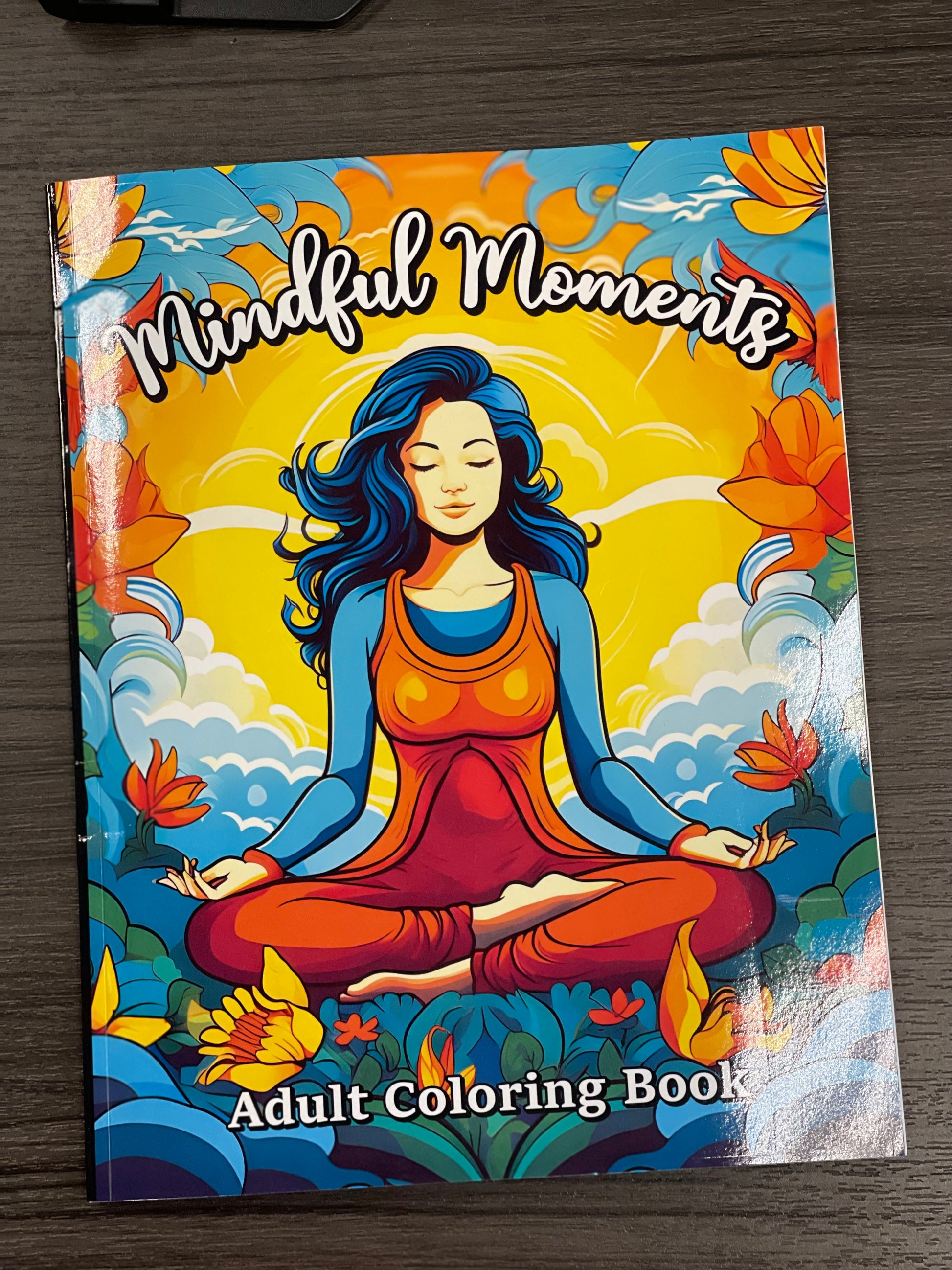 Mindful Moments: Mindfulness Coloring Book for Adults and Children 