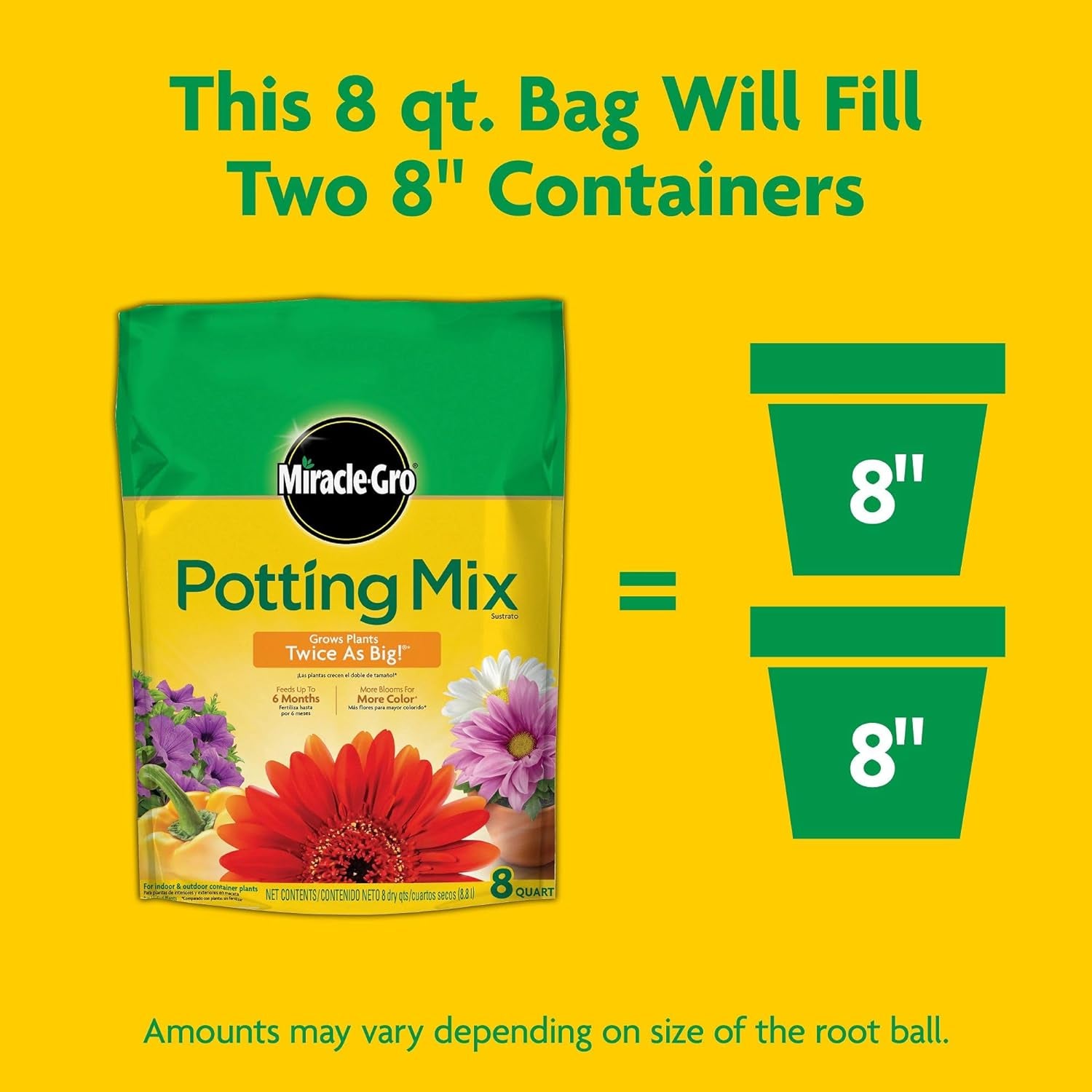 Potting Mix 8 Qt., 2-Pack