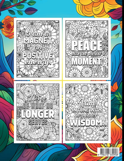 Mindful Moments: Mindfulness Coloring Book for Adults and Children 